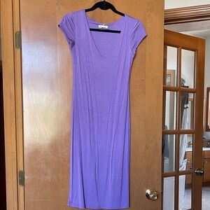See you Monday bohemian lavender cotton soft Women's Dress